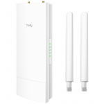 Cudy RE1200 v&auml;listingimustes kasutatav v&otilde;rgu repiiter, valge, 10, 100 Mbit/s