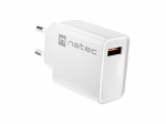 NATEC V&Otilde;RGULAADI RIBERA USB-A 18W VALGE