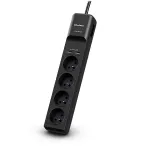 CyberPower Tracer III P0420SUD0-FR &uuml;lepingekaitse must 4 vahelduvvoolu pistikupesa(t) 200&ndash;250 V 1,8 m