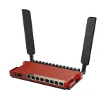 Mikrotik L009UiGS-2HaxD-IN traadita ruuter Gigabit Ethernet &uuml;he sagedusalaga (2,4 GHz) punane