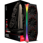 XFX Radeon RX 9070 XT OC Mercury RGB Magnetic Air, graphics card black, RDNA4, GDDR6, 3x DisplayPort, 1x HDMI 2.1