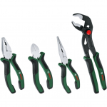 Bosch Powertools pliers set 1600A02W7K, 4 pieces (green/black)