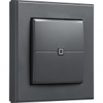Homematic IP wall switch &ndash; 2-gang (HmIP-WRC2-A-2), switch anthracite