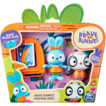 Spin Master Brave Bunnies - Paint with Boo Rabbit and Panda, Play Figure (with 2 Action Figures and 1 Canvas as Accessories, Toys for Children from 3 Years, Basic Figure Set)