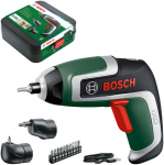 Bosch Cordless Screwdriver IXO 7 Set, 3.6V (green/black, Li-Ion battery 2.0Ah)