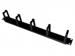 Alantec PK009 kaablikorraldaja seinale kinnitatav kaablihoidik must 1 tk