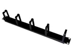 Alantec PK009 kaablikorraldaja seinale kinnitatav kaablihoidik must 1 tk
