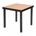 Aialaud IZZY 4-kohaline 79x79x74 pruun/must