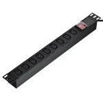 Alantec PZ010 toitepikendus 1,8 m 9 vahelduvvoolu pistikupesa(t) Siseruumidesse must