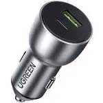 Ugreen 60980 mobile device charger Universal Silver Cigar lighter Fast charging Auto