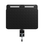 Activejet APB-006B Desk Organiser &ndash; rotating perforated board with vertical organiser, black