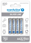 Laetavad akud everActive Ni-MH R03 AAA 800 mAh Silver Line