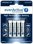 Leelispatareid AAA / LR03 everActive Pro - 4 tk (blisterpakend)