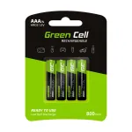 Green Cell GR04 majapidamisaku Laetav aku AAA nikkel-metallh&uuml;driid (NiMH) aku