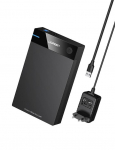 Ugreen SATA 3,5'' k&otilde;vaketta korpus HDD/SSD must