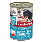 FRENDI with Beef chunks in delicate sauce - wet dog food - 400g
