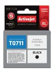 Activejet AEB-711N tint (asendus Epson T0711, T0891, T1001 tindikassettidele; Supreme; 15 ml; must)