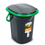 GreenBlue GB320BG Tourist Toilet Black and Green 19L Carrying Handle