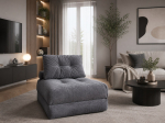 WOBA pouffe-mattress, dark grey