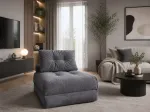 WOBA pouffe-mattress, dark grey