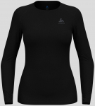 Odlo BL TOP &uuml;mara kaelusega pikkade varrukatega ACTIVE WARM ECO naiste T-s&auml;rk, suurus S, must
