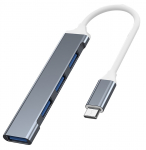 VAKOSS USB-C jaotur TC-4125X 1xUSB 3.0 3xUSB 2.0