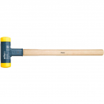 Wiha soft-face hammer, recoil-free, medium-hard, black/wood, ? 50mm