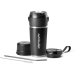 Nutribullet Stand Mixer Flip NBP016B (black/stainless steel, battery-operated, 0.6 liters)