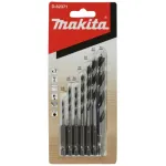 Makita wood drill set 7pcs 1/4 "" D-62371