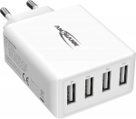 Ansmann Home Charger HC430, charger (white, intelligent charging control, multisafe technology)
