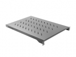 LANBERG riiul 19'' kappide jaoks 1000mm (1U, 483 x 750mm kandev&otilde;ime kuni 15kg, 4 punkti kinnitus) must RAL9004