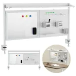 Ergo Office'i laua vahesein/korraldaja, max koormus 10kg, valge tahvel, laius 1116mm, valge, ER-301 W