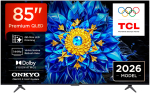 TCL P8L 85P8L TV 2.16 m (85") 4K Ultra HD Smart TV Wi-Fi Black 450 cd/m&sup2;