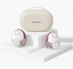 MOMCOZY M6 &ndash; wireless hands-free breast pump, red, double set 180 ml.