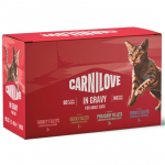 CARNILOVE Cat Pouch Gravy Box - wet cat food - 12x85g