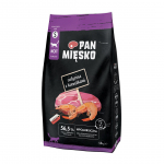 PAN MIĘSKO Vasikaliha krevettidega S - kuiv kassitoit - 1,6 kg