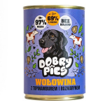 DOBRY PIES Beef with Jerusalem artichoke and rosemary - wet dog food - 400g