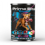 PRIME BITE Monoprotein Lamb with parsley - wet dog food - 400g