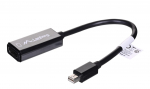 Lanberg AD-0005-BK videokaabli adapter 0,2 m Mini DisplayPort HDMI Type A (standardne) must