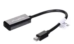 Lanberg AD-0005-BK videokaabli adapter 0,2 m Mini DisplayPort HDMI Type A (standardne) must
