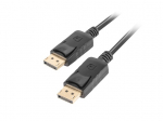Lanberg CA-DPDP-10CC-0018-BK DisplayPort-kaabel 1,8 m must
