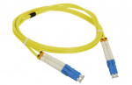 Alantec FOC-LCLC-9SMD-1 InfiniBand/kiudoptiline kaabel 1 m LC kollane