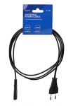 Savio CL-100 toitekaabel must 1,8 m IEC t&uuml;&uuml;p E (3,4 mm, 3,1 mm) IEC C7