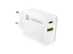 NATEC v&otilde;rgulaadija RIBERA USB-A+USB-C 20W PD