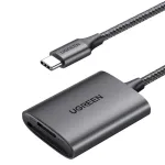 Ugreen SD/TF kaardilugeja Ugreen CM401 USB C 5Gb/s - hall