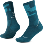 BUFF Merino MW Crew Socks MWC2 Socks, Blue-Turquoise L