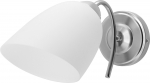 Classic single wall lamp Activejet NIKITA nickel E27 for the living room
