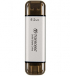 External SSD|TRANSCEND|ESD310|512GB|USB-C|USB|3D NAND|Write speed 900 MBytes/sec|Read speed 1050 MBytes/sec|TS512GESD310S