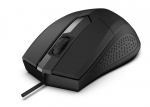 Focus USB Optical Mouse, 1200DPI 3 Buttons and Scroll Wheel, 125Hz, 1.8m