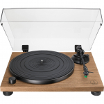 Audio-Technica AT-LPW40WN, record player (black/wood, integrated phono preamplifier, manual operation)